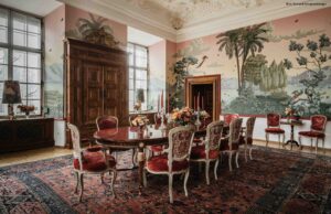 Der neue Rote Salon im Salzburger Schloss Leopoldskron