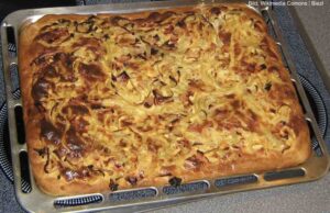 Fritz muss heute weinen, denn: Zwiebelkuchen