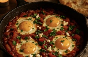 Konstantin kocht für Freunde ein marokkanisches Shashuka