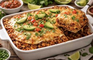 Klara macht einen auf Tex-Mex Italiano: Enchilada-Lasgane